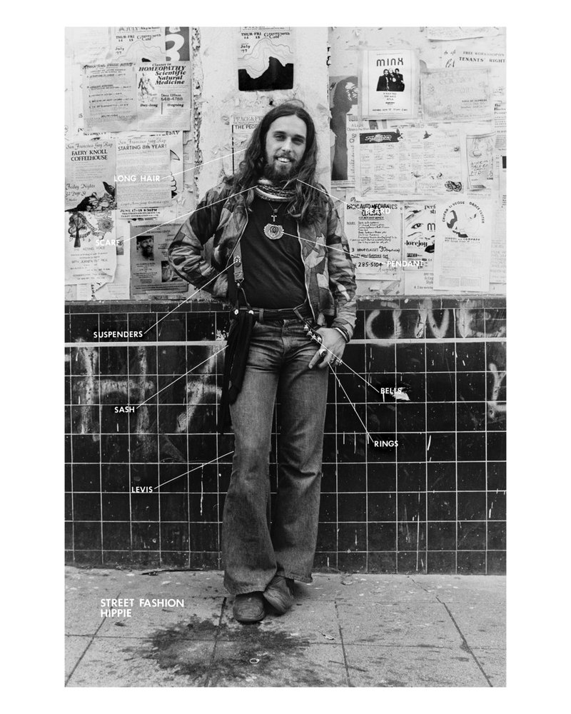 Hal Fischer Gay Semiotics Hippie mit Rand